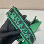 Prada Mini Shoulder Bag In Green For Women 7.8 in/20cm 1BH191_2DKV_F0YFM_V_3OO