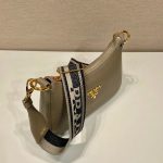 Prada Shoulder Bag In Grey For Women 9.5 in/ 24 cm 1BH193_2DKV_F0JDS_V_3OO