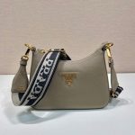 Prada Shoulder Bag In Grey For Women 9.5 in/ 24 cm 1BH193_2DKV_F0JDS_V_3OO