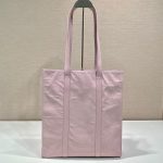 Prada Small Antiqued Nappa Tote Bag In Pink/Black For Women 12.9 in/ 33cm 1BG459_UVL_F0E18_V_OOO