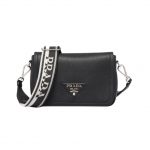 Prada Small Shoulder Bag In Black For Women 9in/ 23cm 1BD314_2DKV_F0002_V_3OO
