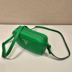 Prada Small Shoulder Bag In Green For Women 7.5in/ 19cm 1BH192_2DKV_F0YFM_V_3OO