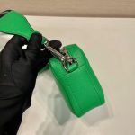 Prada Small Shoulder Bag In Green For Women 7.5in/ 19cm 1BH192_2DKV_F0YFM_V_3OO