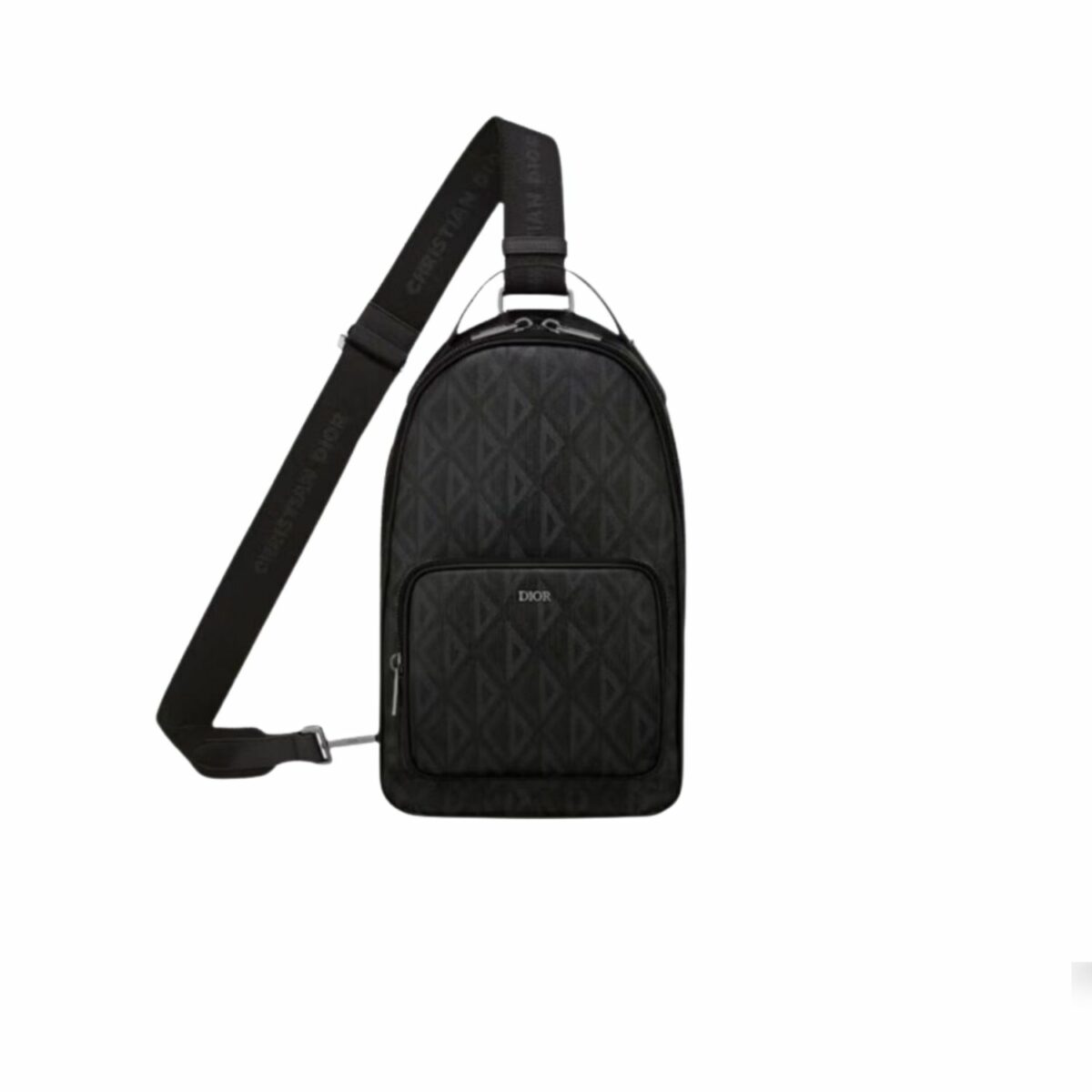 Dior Mini Rider Sling Bag Black For Men 12.5 in/32 cm 1ESBO038CDP_H42E