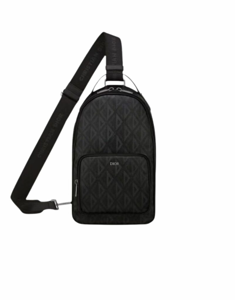 Dior Mini Rider Sling Bag Black For Men 12.5 in/32 cm 1ESBO038CDP_H42E