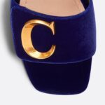 C'Est Dior Heeled Slide Cobalt Blue For Women KCQ886VEV_S22B