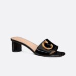 C'Est Dior Heeled Slide Black For Women KCQ889VNI_S900