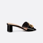 C'Est Dior Heeled Slide Black For Women KCQ889VNI_S900