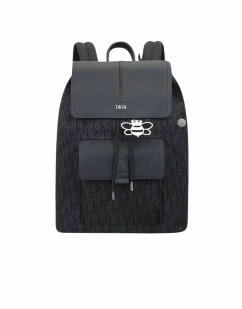 Dior Motion Backpack Black For Men 14.9 in/ 38cm