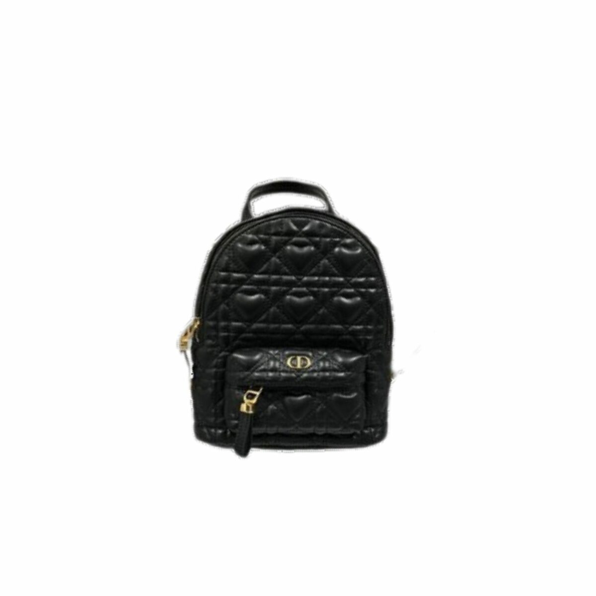 Dior Mini Dior Backpack Cannage Black For Men 8 in/21cm
