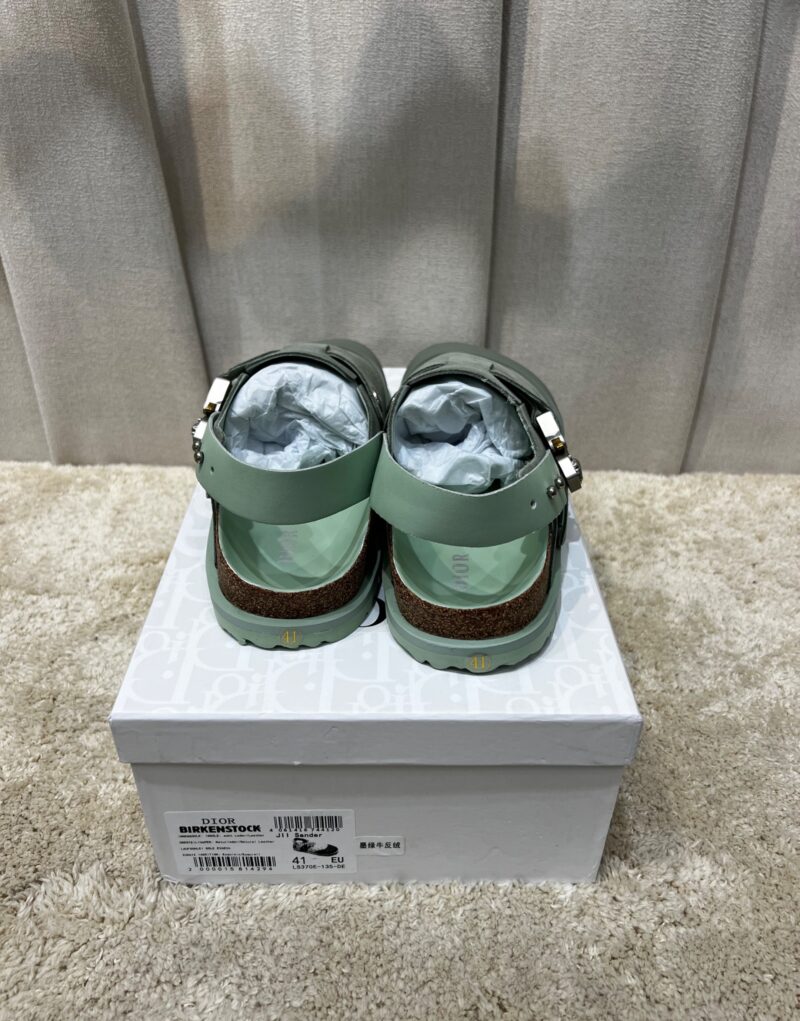 Dior By Birkenstock Tokio Mule Pastel Green For Men