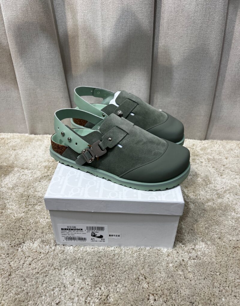 Dior By Birkenstock Tokio Mule Pastel Green For Men