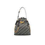 Medium C'Est Dior Bag Blue For Women M2271UTZQ_M928 24cm/9.5Inches