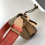 Loewe Mini Gate Dual Bag Beige/Brown/Dark Brown For Women 8.3in / 21cm A650N46X13