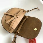 Loewe Mini Gate Dual Bag Beige/Brown/Dark Brown For Women 8.3in / 21cm A650N46X13