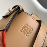 Loewe Mini Gate Dual Bag Beige/Brown/Dark Brown For Women 8.3in / 21cm A650N46X13