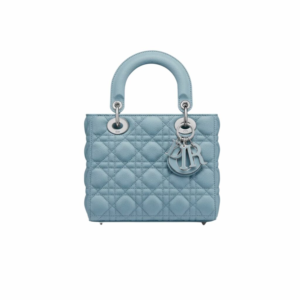Small Lady Dior Bag Horizon Blue For Women M0531PWGE_M09Z- 20 Cm/ 8 Inches