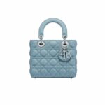 Small Lady Dior Bag Horizon Blue For Women M0531PWGE_M09Z- 20 Cm/ 8 Inches