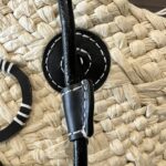 Loewe Small Anagram Basket Bag Beige/Black For Women 15in / 38cm A223P65X01