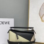 Loewe Small Puzzle Bag Black For Women 9.4in / 24cm