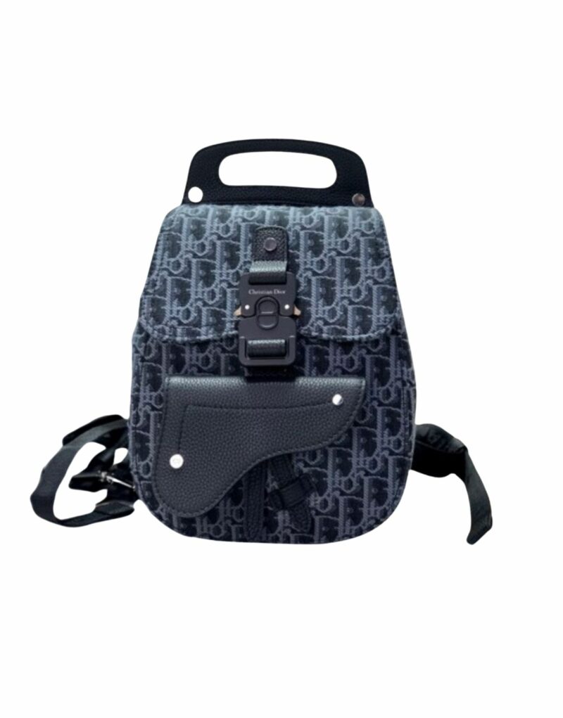 Dior Mini Gallop Backpack Black For Men 11 in/27.5 cm