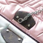 Louis Vuitton Maxi Multi Pochette Accessoires Sliver Tone/ Light Pink For Women‎ 13.4n/34cm M21057
