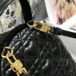 Dior Mini Dior Backpack Cannage Black For Men 8 in/21cm