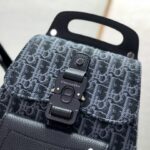 Dior Mini Gallop Backpack Black For Men 11 in/27.5 cm