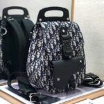 Dior Mini Gallop Backpack White For Men 11 in/27.5 cm