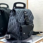 Dior Mini Gallop Backpack Black For Men 11 in/27.5 cm