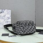 Dior Mini Rider Sling Bag Black And White For Men 12.5 in/32 cm