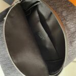Dior Oblique Jacquard Rider Backpack Black For Men 16.5 in/42 cm