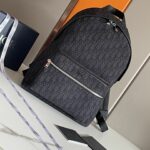 Dior Oblique Jacquard Rider Backpack Black For Men 16.5 in/42 cm