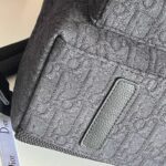 Dior Oblique Jacquard Rider Backpack Black For Men 16.5 in/42 cm