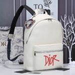 Dior Rider Backpack White For Men 16.5 in/42 cm