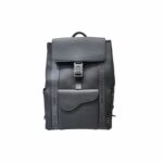 Dior Saddle Backpack Black For Men 17.7 in/45 cm