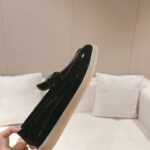 Prada Brushed Loafers Black For Women