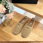 Prada Crochet Espadrilles Beige For Women 1S055N_3LLQ_F0018_F_020