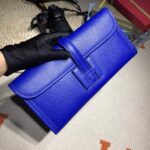 Hermes Jige Elan 29 Clutch Wallet Blue/Light Blue/White/Orange/Purple 29cm/11.4in