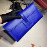 Hermes Jige Elan 29 Clutch Wallet Blue/Light Blue/White/Orange/Purple 29cm/11.4in