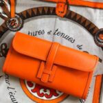 Hermes Jige Elan 29 Clutch Wallet Blue/Light Blue/White/Orange/Purple 29cm/11.4in