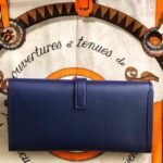 Hermes Jige Elan 29 Clutch Wallet Blue/Light Blue/White/Orange/Purple 29cm/11.4in