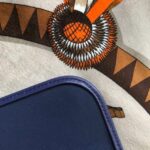 Hermes Jige Elan 29 Clutch Wallet Blue/Light Blue/White/Orange/Purple 29cm/11.4in
