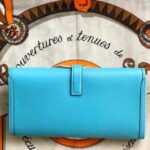 Hermes Jige Elan 29 Clutch Wallet Blue/Light Blue/White/Orange/Purple 29cm/11.4in