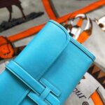 Hermes Jige Elan 29 Clutch Wallet Blue/Light Blue/White/Orange/Purple 29cm/11.4in