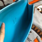 Hermes Jige Elan 29 Clutch Wallet Blue/Light Blue/White/Orange/Purple 29cm/11.4in