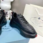 Prada Padded Sneakers Black For Women