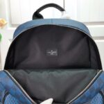 Louis Vuitton Campus Backpack Damier Graphite 3D Canvas Blue 39cm/ 15.35in