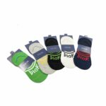 CD Socks With Logo At Front Grey/Green/Black/Dark Blue/White- 5 Pairs
