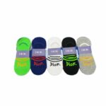 CD Socks With Logo Dior At Front Grey/Green/Black/Dark Blue/White- 5 Pairs